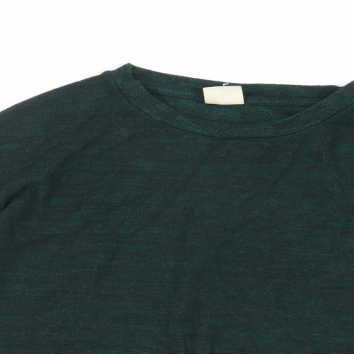 Zara Girls Green Crew Neck Polyester Pullover Jumper Size 10 Years Pullover