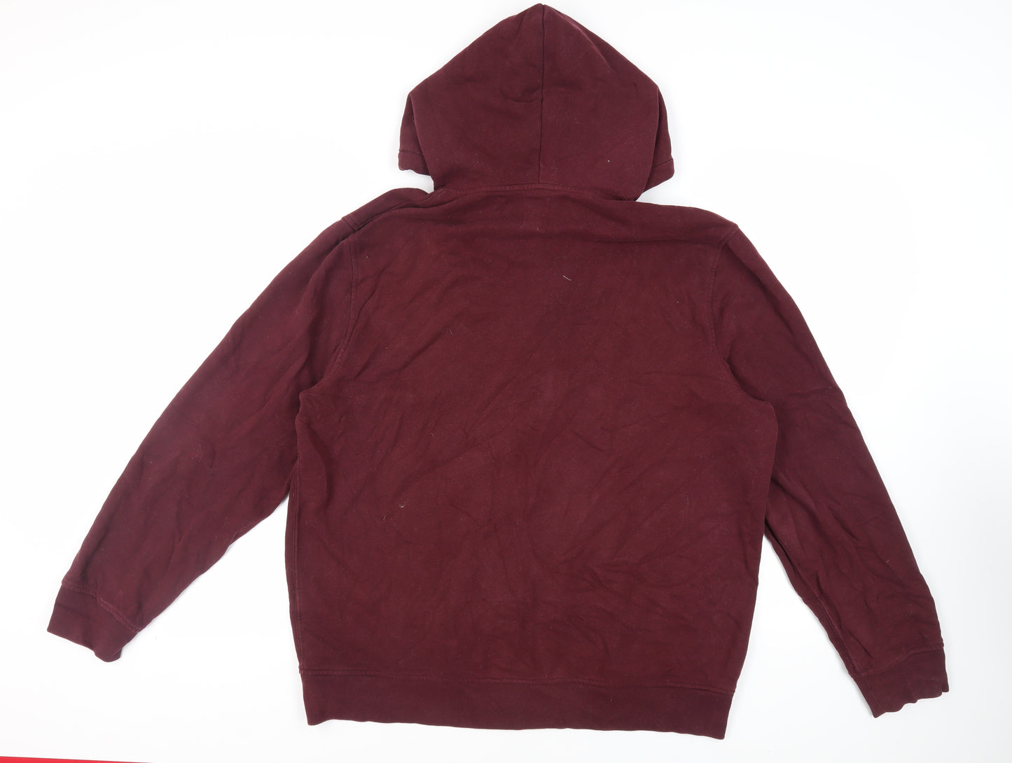 Gap Mens Purple Cotton Full Zip Hoodie Size XL - Pockets