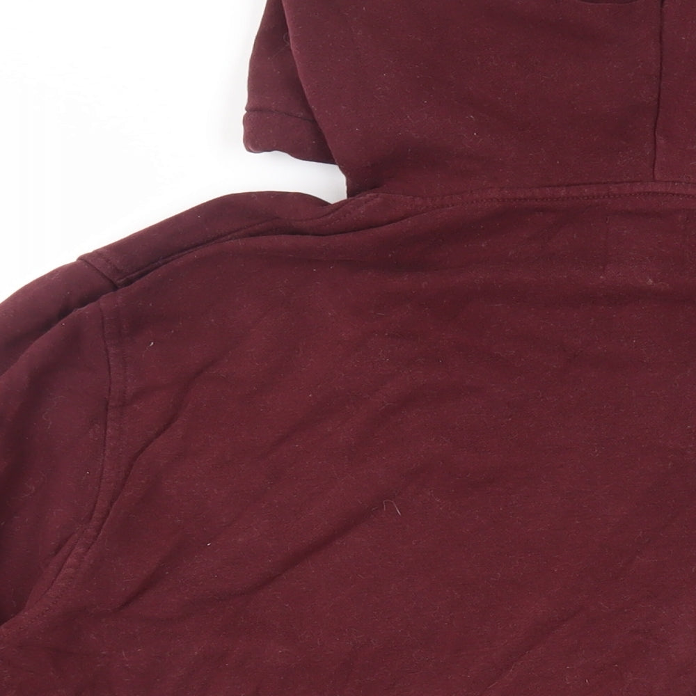 Gap Mens Purple Cotton Full Zip Hoodie Size XL - Pockets