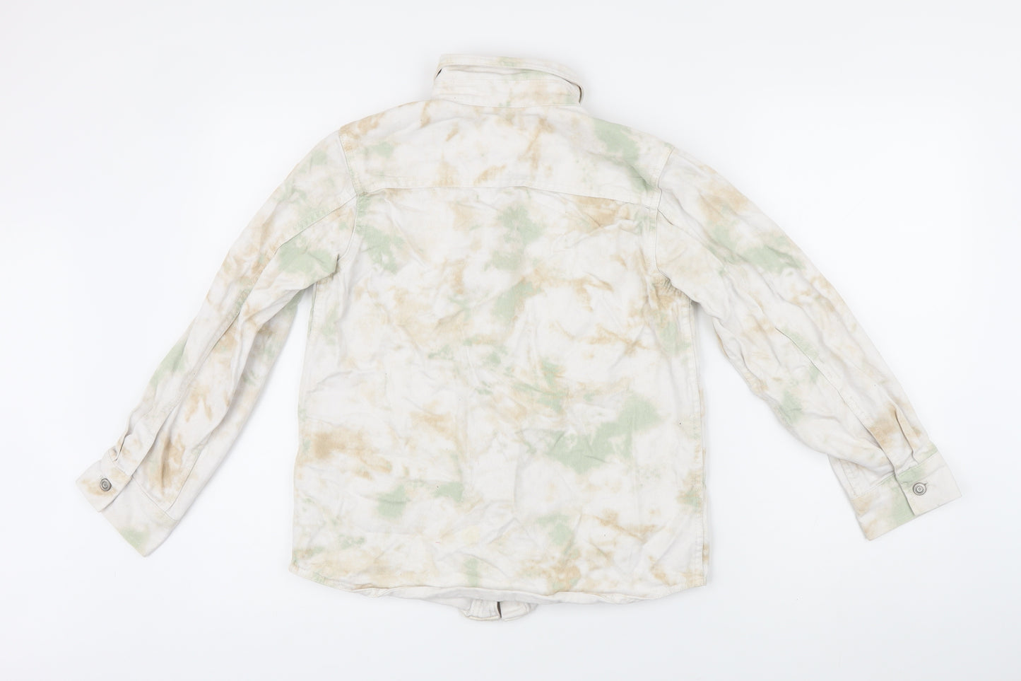 Wonder Nation Womens Multicoloured Geometric Jacket Size 12 Button