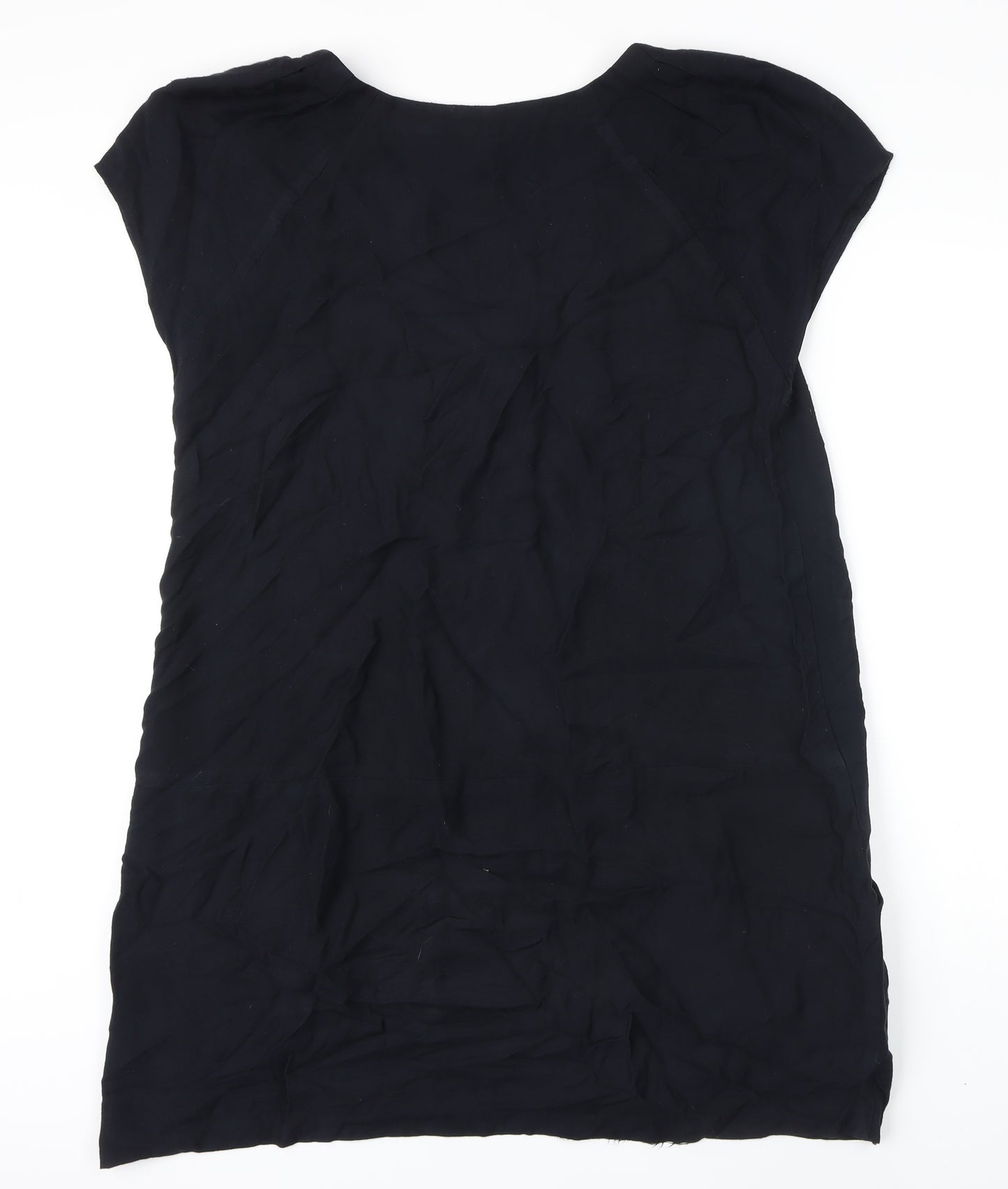 Gap Womens Black Cotton Shift Size XL Scoop Neck