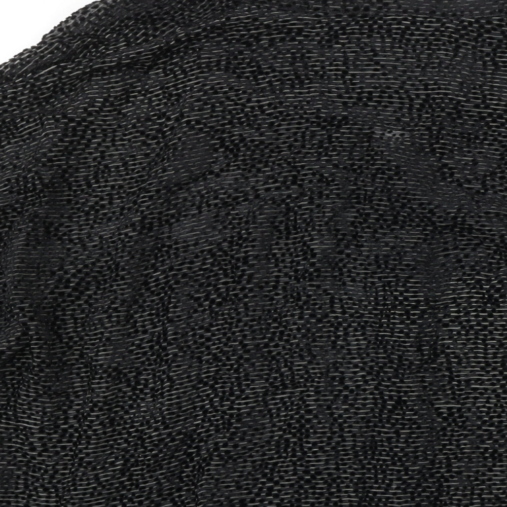 Bitte Kai Rand Womens Black Silk Basic Blouse Size L Collared