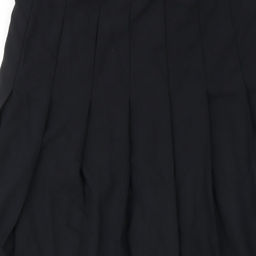 M&S Womens Black Polyester Pettiskirt Skirt Size 14 Zip