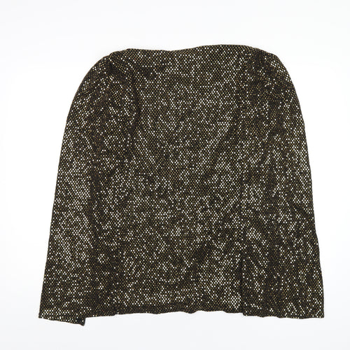 Boohoo Womens Gold Jacket Size 12