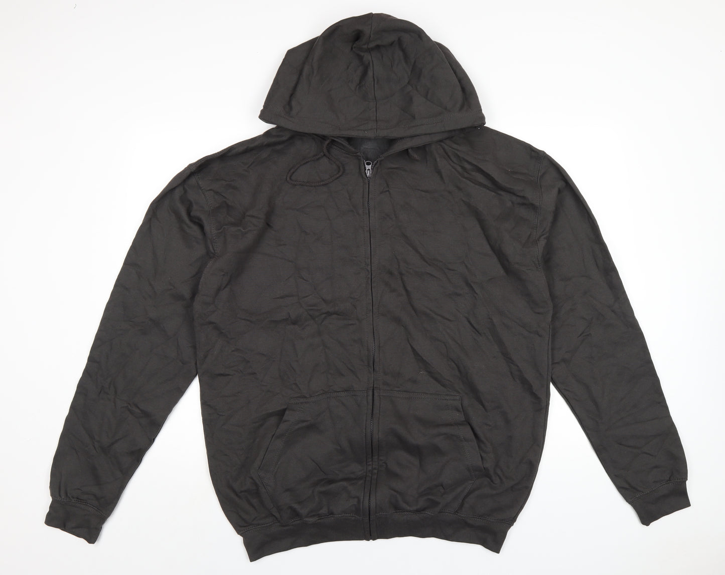 Gaffer Jeans Mens Grey Cotton Full Zip Hoodie Size XL