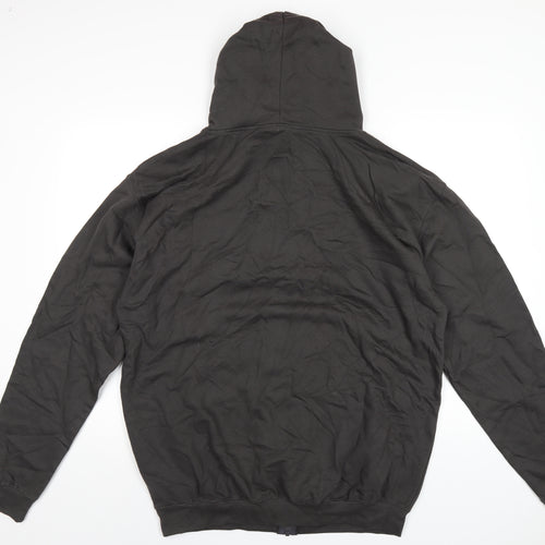 Gaffer Jeans Mens Grey Cotton Full Zip Hoodie Size XL