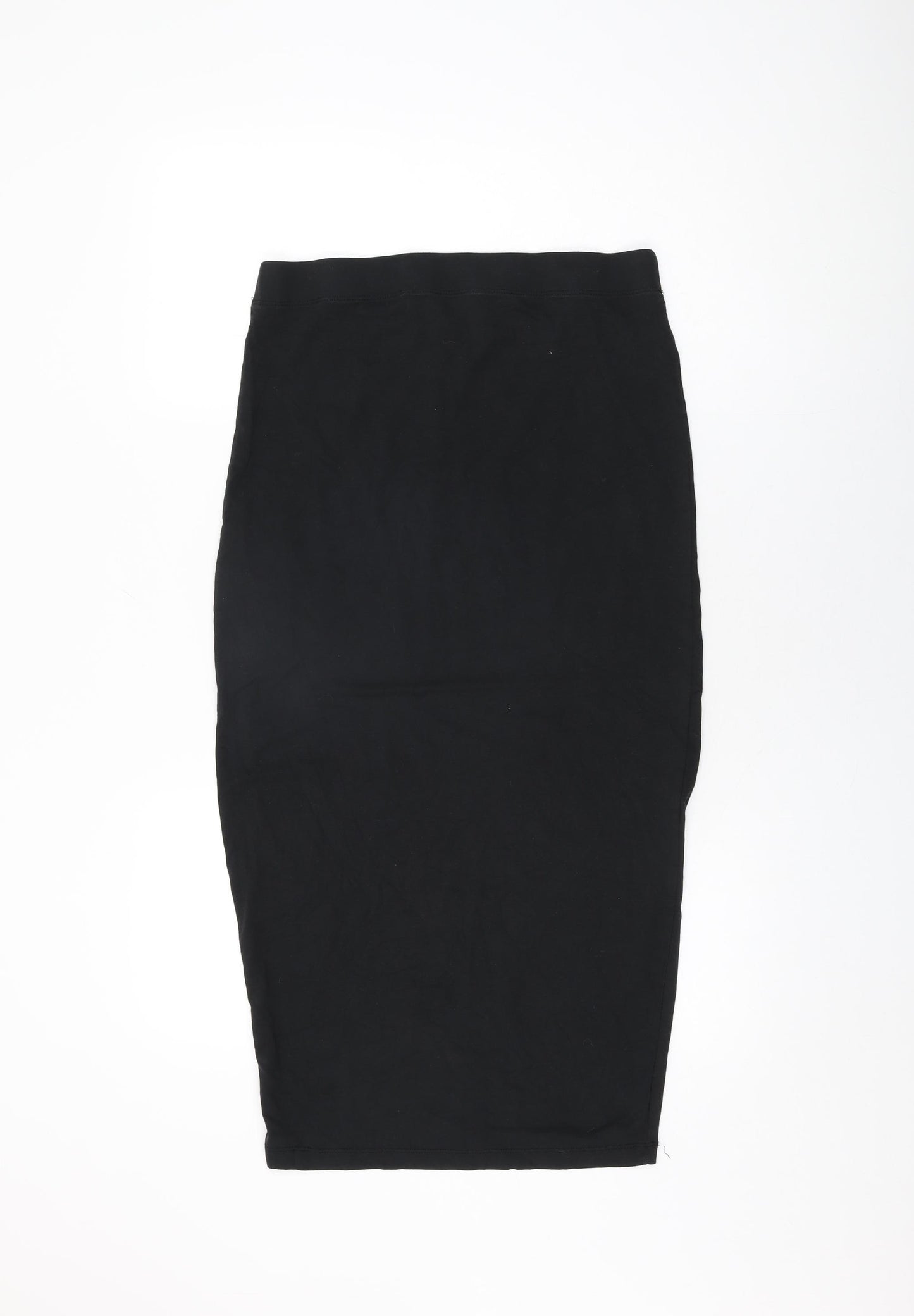 Threadbare Womens Black Cotton Straight & Pencil Skirt Size 10