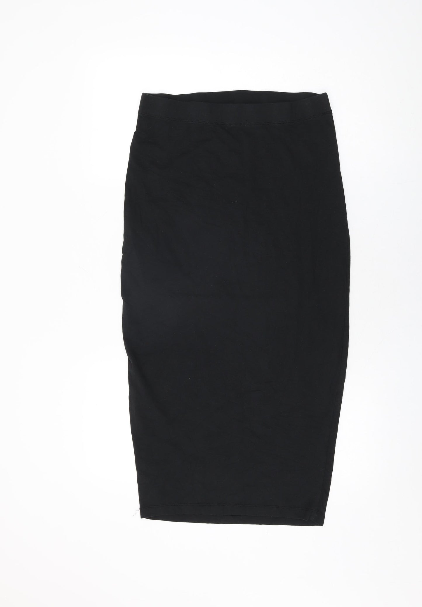 Threadbare Womens Black Cotton Straight & Pencil Skirt Size 10