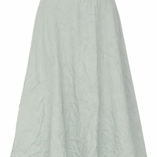Marks and Spencer Womens Green Viscose Swing Skirt Size 12 Zip