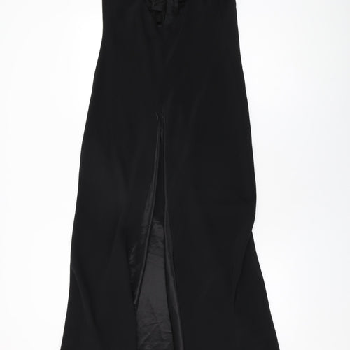 Principles Womens Black Polyester Maxi Size 12 V-Neck Pullover