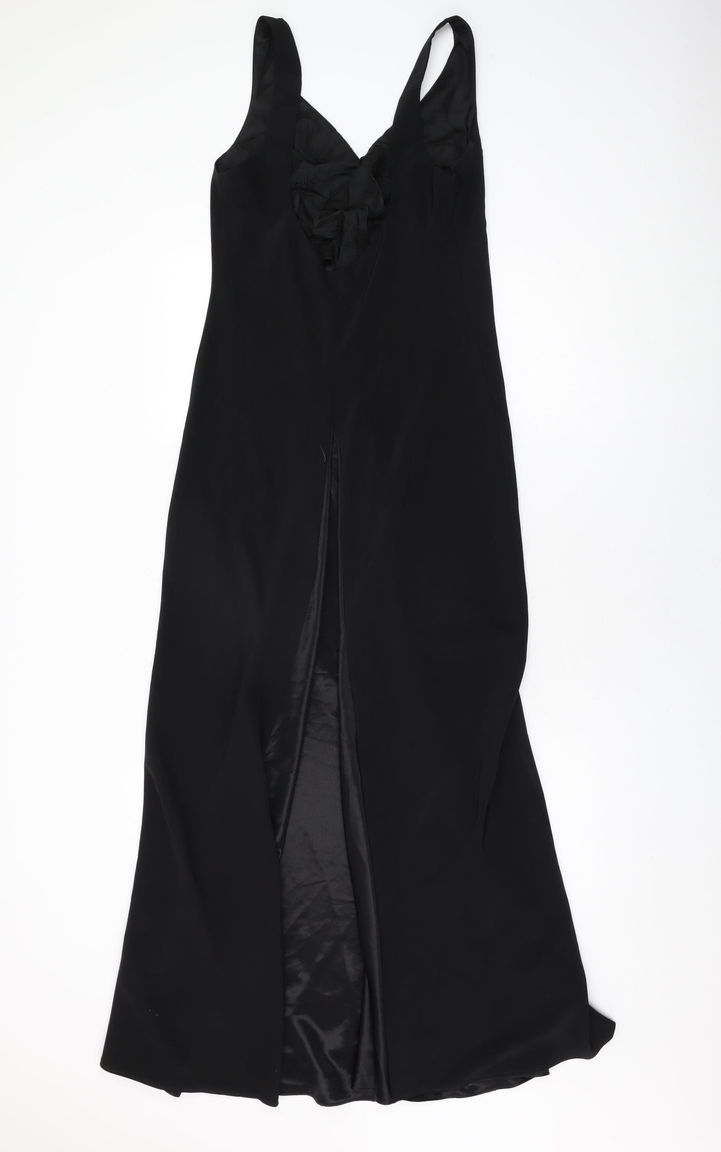 Principles Womens Black Polyester Maxi Size 12 V-Neck Pullover