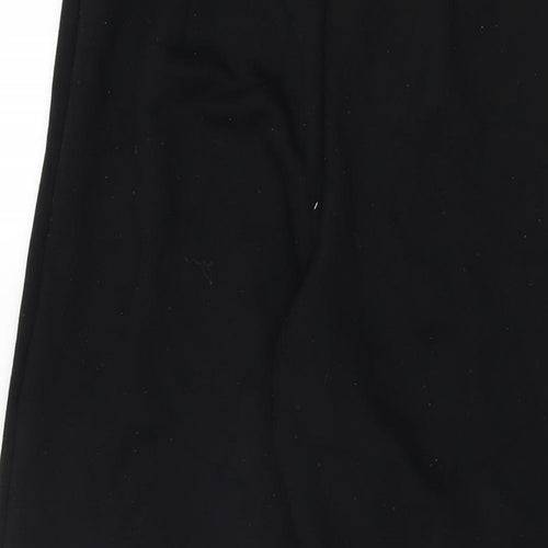 Marks and Spencer Womens Black Viscose Trousers Size 8 L29 in Regular