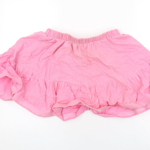 In the Style Womens Pink Cotton Mini Skirt Size 10