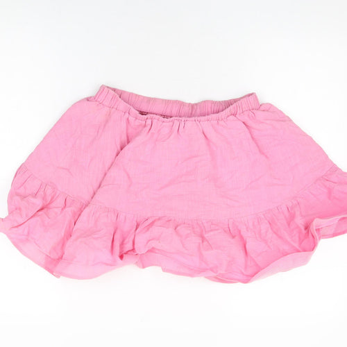 In the Style Womens Pink Cotton Mini Skirt Size 10