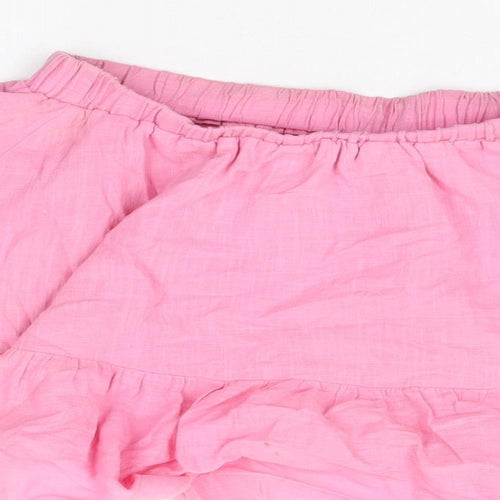 In the Style Womens Pink Cotton Mini Skirt Size 10