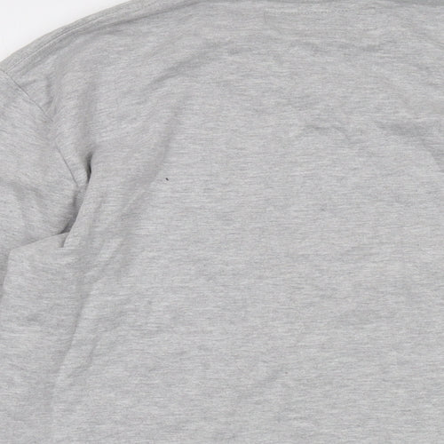 Henleys Mens Grey Cotton Pullover Sweatshirt Size S