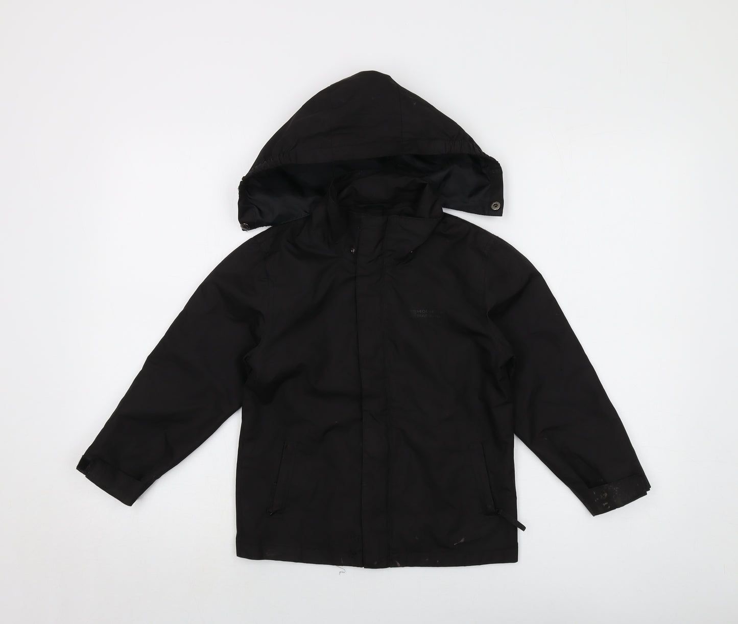 Mountain Warehouse Boys Black Jacket Size 5-6 Years Zip