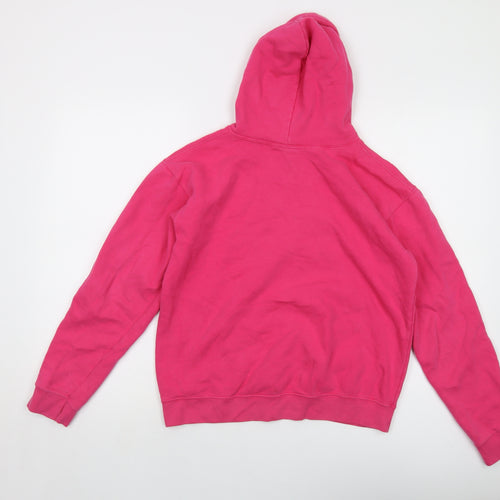 Los Angeles Womens Pink Cotton Pullover Hoodie Size XL Pullover