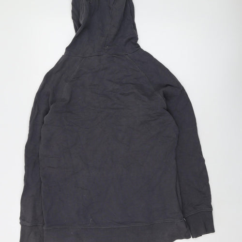 Pineapple Womens Grey Cotton Pullover Hoodie Size M Pullover