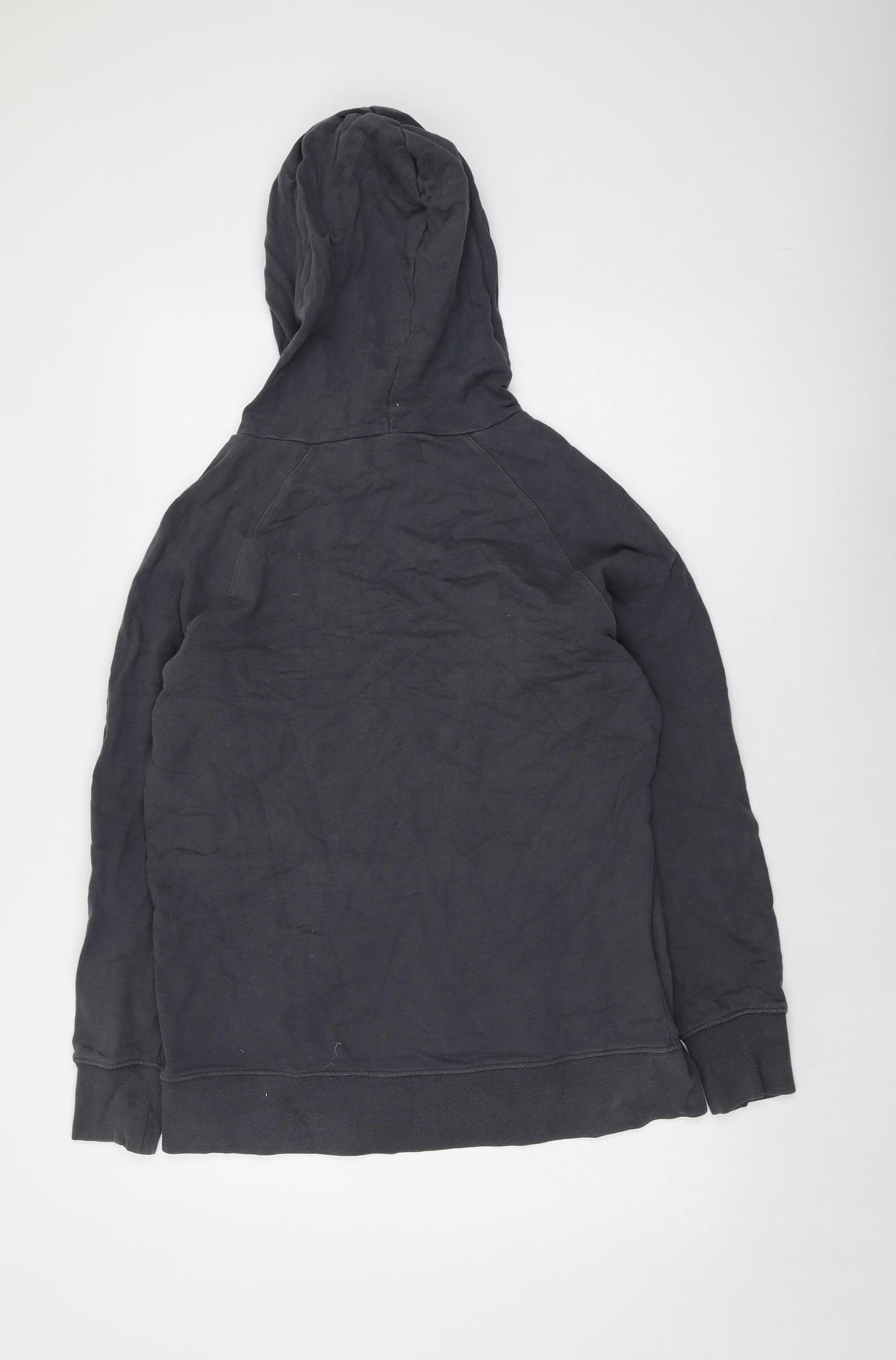 Pineapple Womens Grey Cotton Pullover Hoodie Size M Pullover