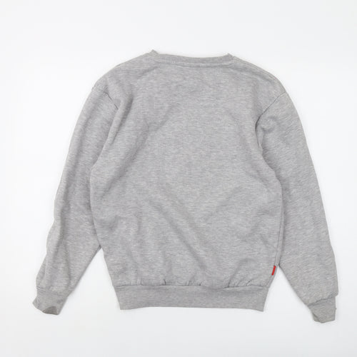 Slazenger Boys Grey Polyester Pullover Sweatshirt Size 13 Years Pullover
