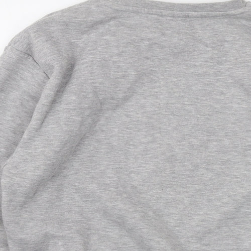 Slazenger Boys Grey Polyester Pullover Sweatshirt Size 13 Years Pullover