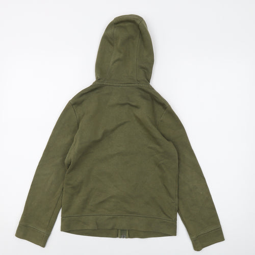 Nike Boys Green Otter Full Zip Hoodie Size 8-9 Years Zip