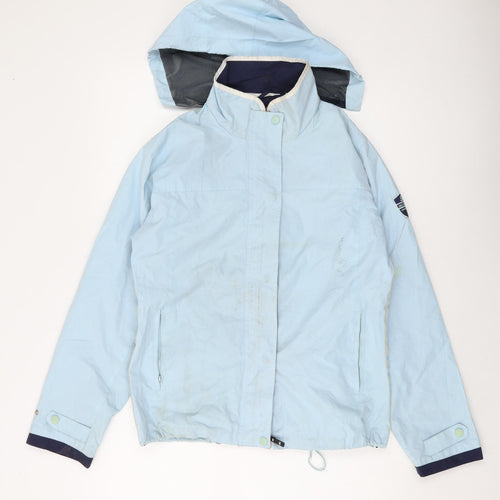 Backswing Womens Blue Jacket Size 12 Zip