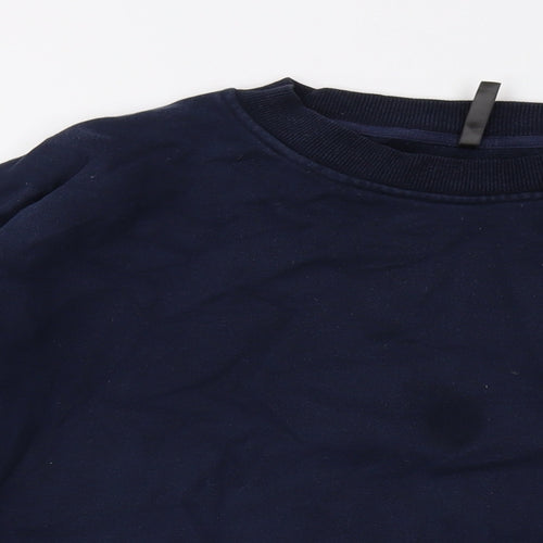 Adanola Mens Blue Cotton Pullover Sweatshirt Size 2XL