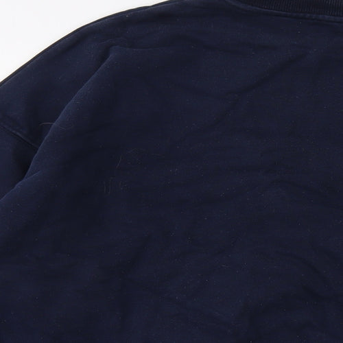 Adanola Mens Blue Cotton Pullover Sweatshirt Size 2XL