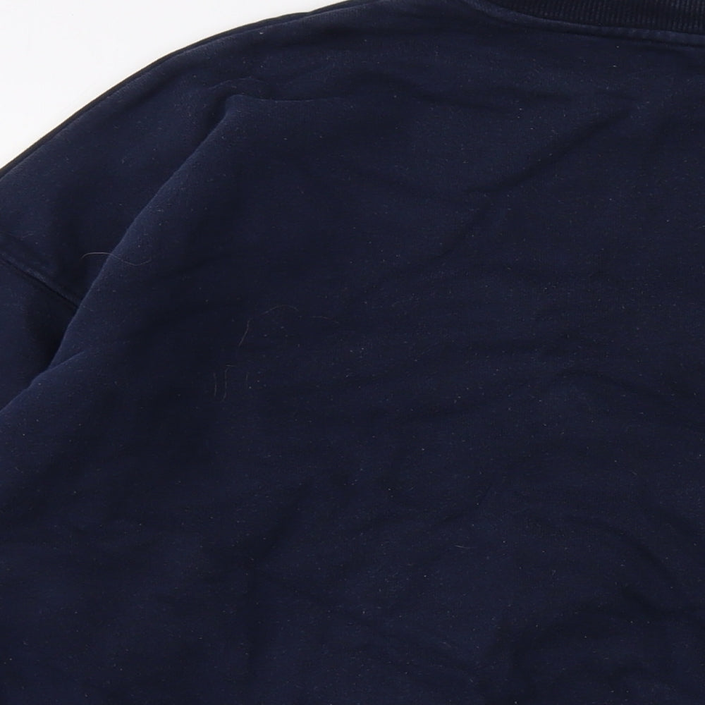 Adanola Mens Blue Cotton Pullover Sweatshirt Size 2XL