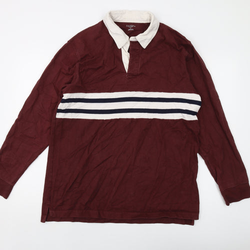 Sonoma Mens Red Cotton Pullover Sweatshirt Size XL