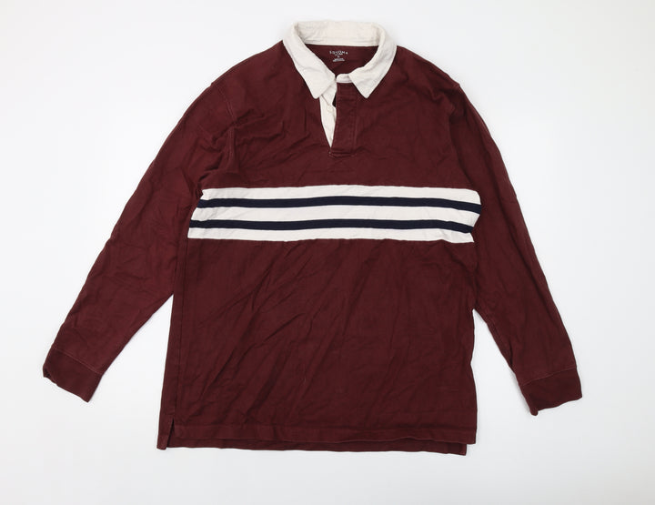 Sonoma Mens Red Cotton Pullover Sweatshirt Size XL