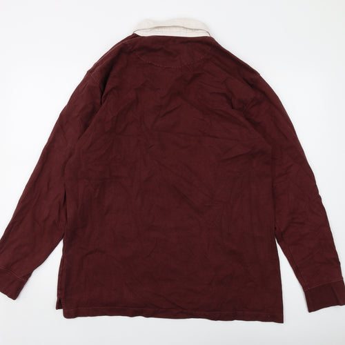 Sonoma Mens Red Cotton Pullover Sweatshirt Size XL