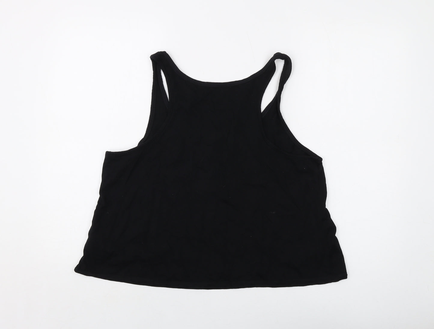 Satar Wars Womens Black Cotton Basic Tank Size XL Round Neck