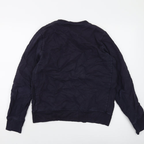 Paul Smith Womens Blue Cotton Pullover Sweatshirt Size S Pullover