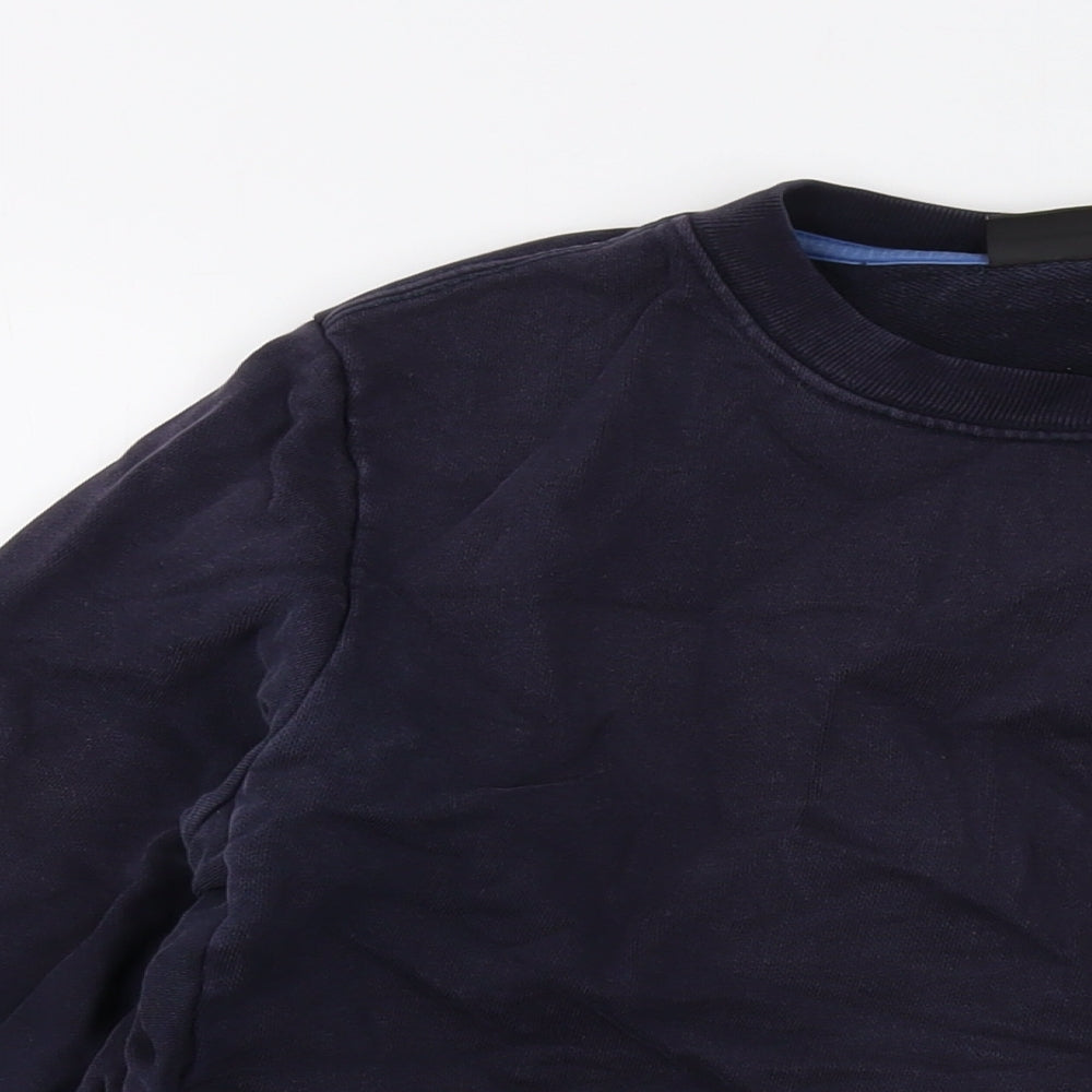 Paul Smith Womens Blue Cotton Pullover Sweatshirt Size S Pullover