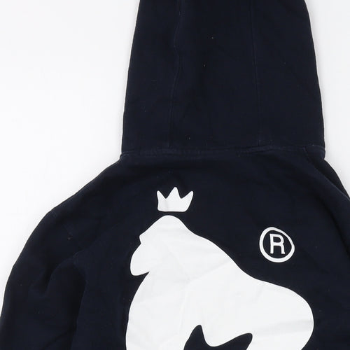 Money Boys Blue Cotton Pullover Hoodie Size 12-13 Years Pullover