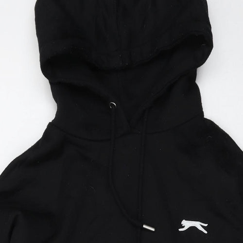 Slazenger Womens Black Polyester Pullover Hoodie Size 6 Pullover