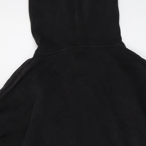 Stranger Things Mens Black Cotton Pullover Hoodie Size S