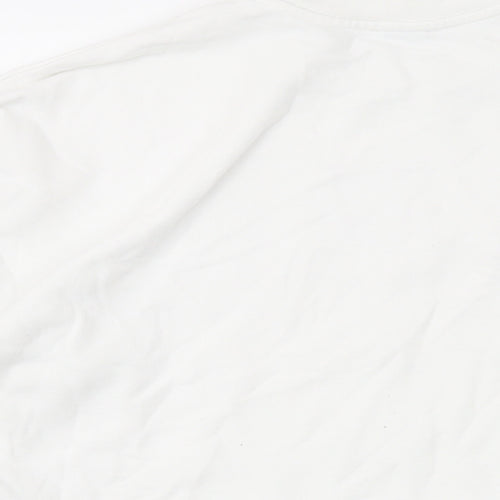 Juicy Couture Girls White Cotton Pullover Sweatshirt Size 14-15 Years Pullover