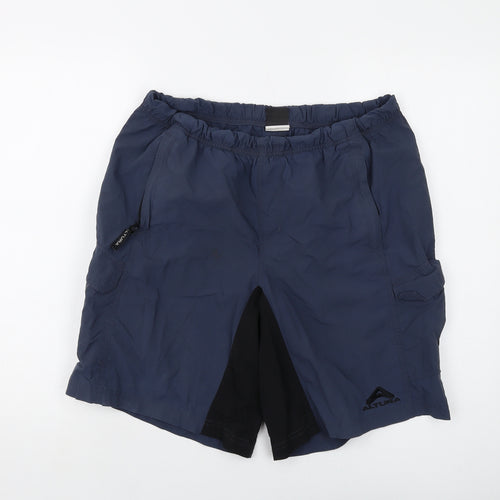 Altura Mens Blue Nylon Bermuda Shorts Size L L10 in Regular Drawstring
