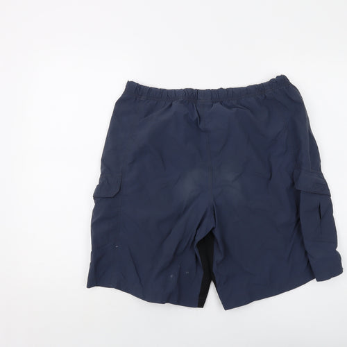 Altura Mens Blue Nylon Bermuda Shorts Size L L10 in Regular Drawstring