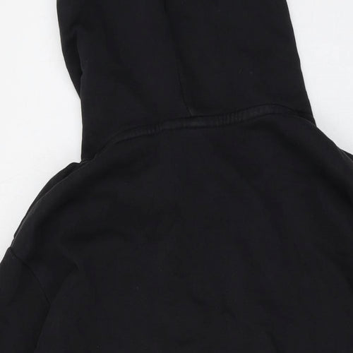 adidas Mens Black Cotton Pullover Hoodie Size L