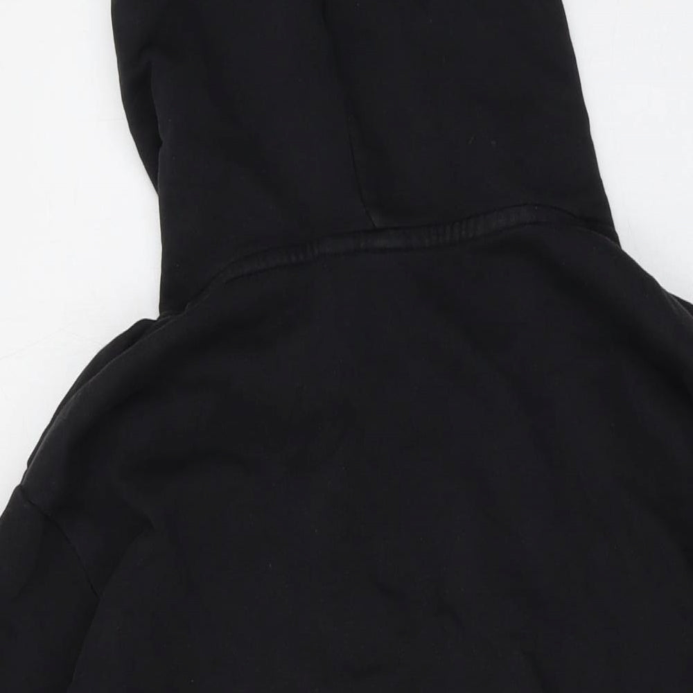 adidas Mens Black Cotton Pullover Hoodie Size L
