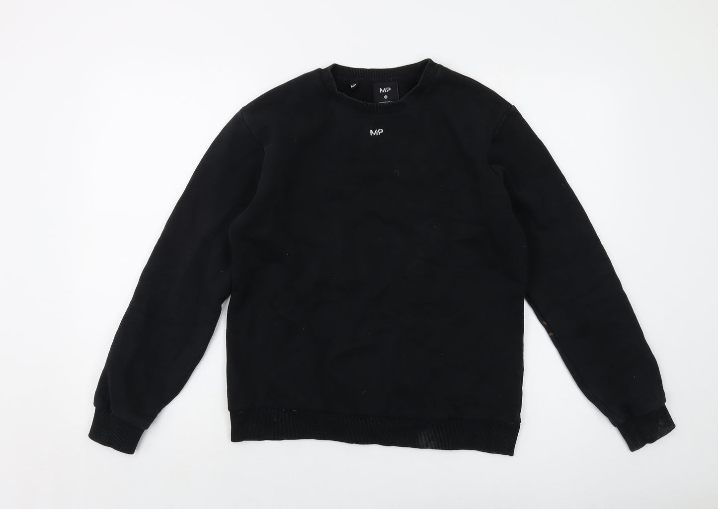 MP Womens Black Cotton Pullover Sweatshirt Size XS Pullover