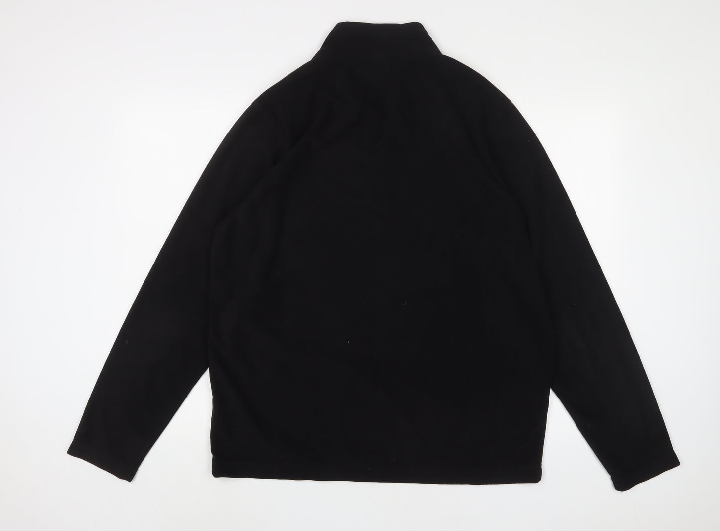 Lowe Alpine Mens Black Polyester Pullover Sweatshirt Size L - Logo, Embroidered