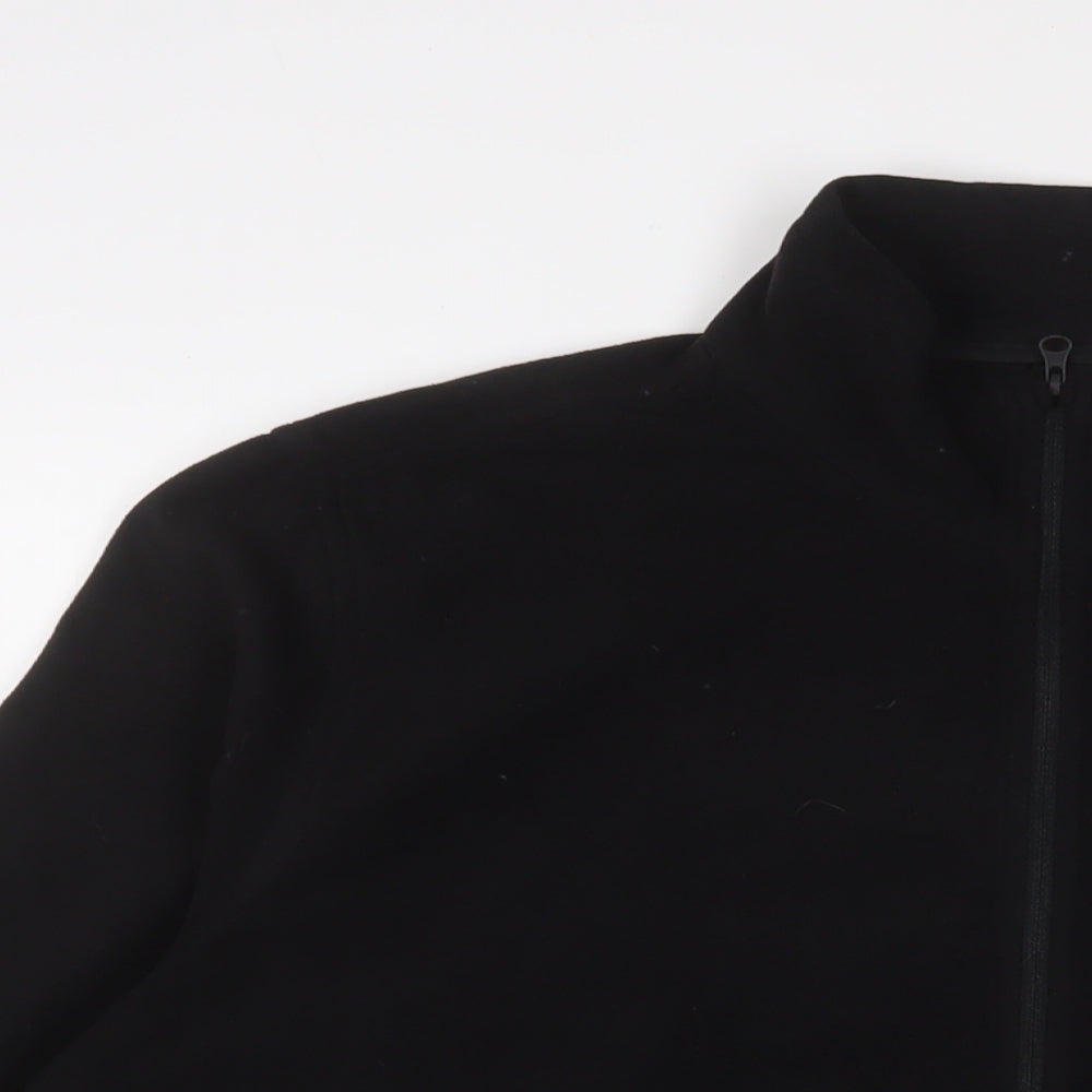 Lowe Alpine Mens Black Polyester Pullover Sweatshirt Size L - Logo, Embroidered