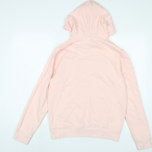 French Connection Womens Pink Cotton Pullover Hoodie Size S Pullover
