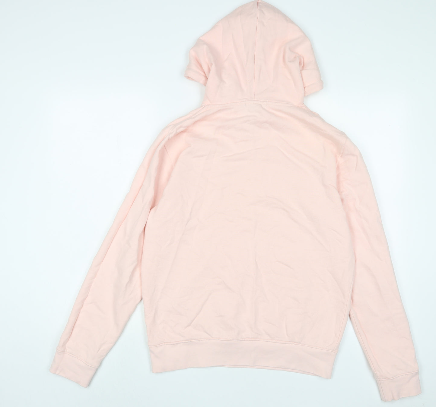 French Connection Womens Pink Cotton Pullover Hoodie Size S Pullover